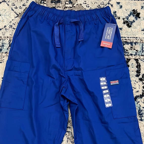 ⛔️SOLD⛔️ NWT Men Cherokee Workwear Blue Scrub Pants sz M - Picture 4 of 12